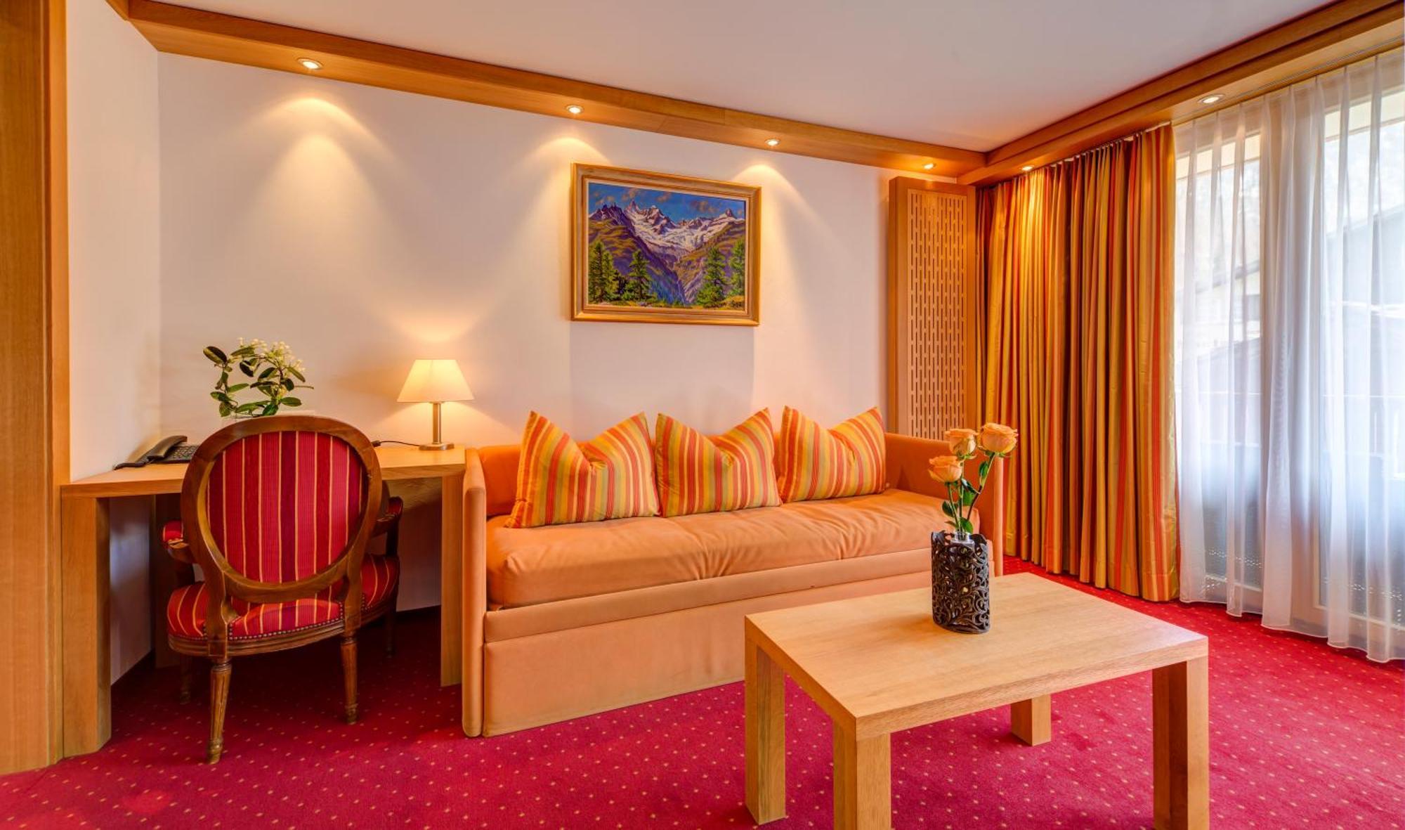 Suite met Balkon en Uitzicht op de Matterhorn