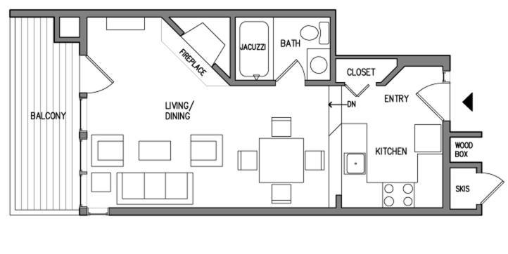 Studio with Spa Bath