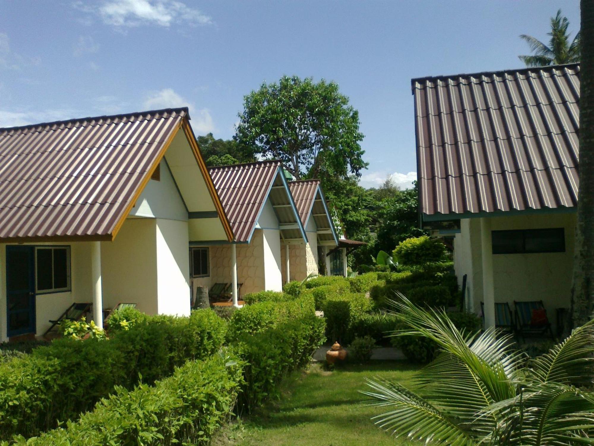 Bungalow mit Ventilator