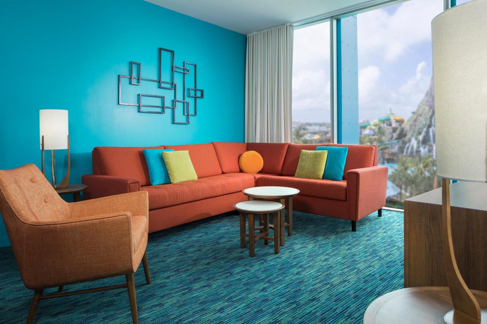 Suite met 2 Slaapkamers en Uitzicht op het Waterpark (Inclusief Vroege Toegang tot het Park)
