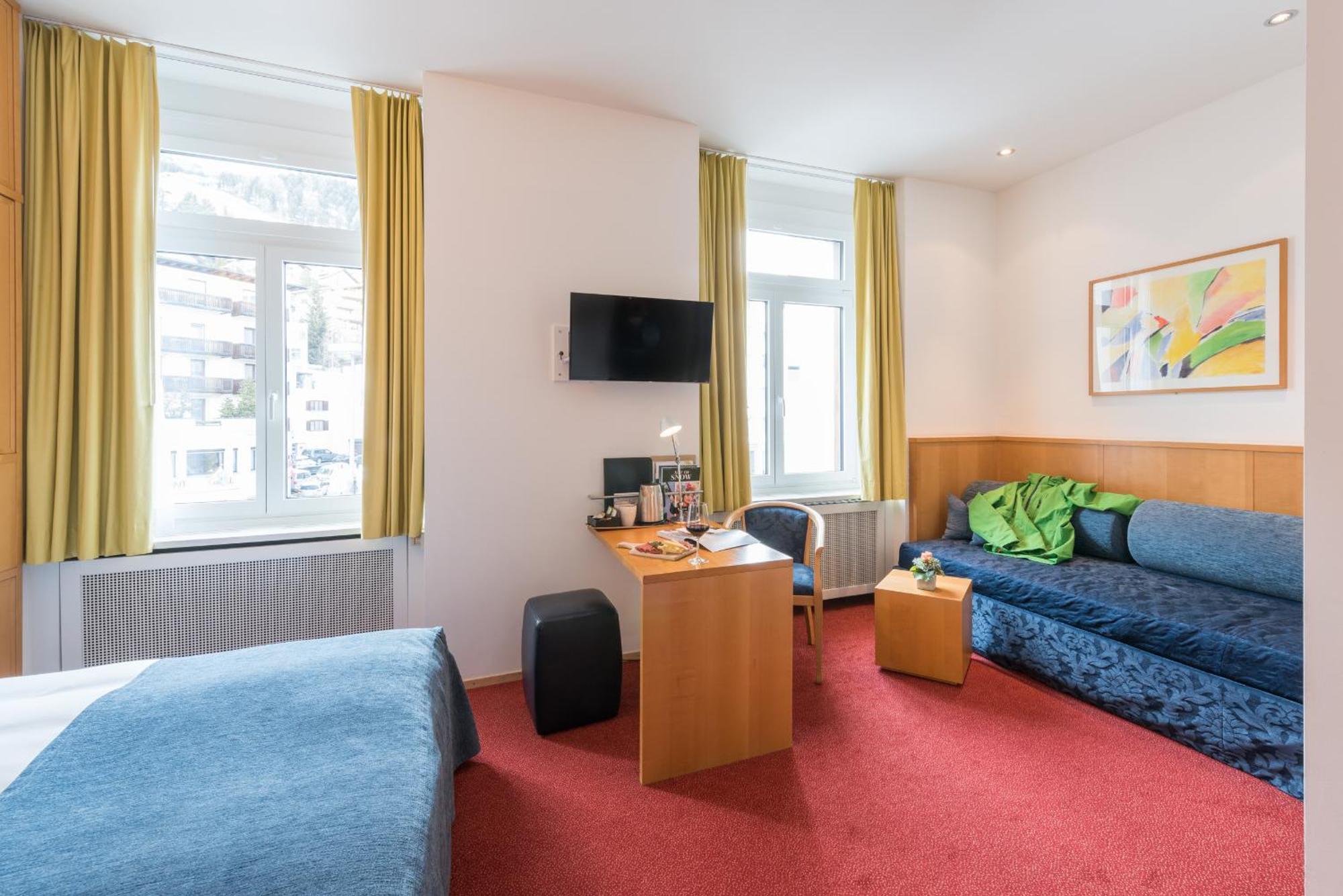 Doppelzimmer mit Dorfblick