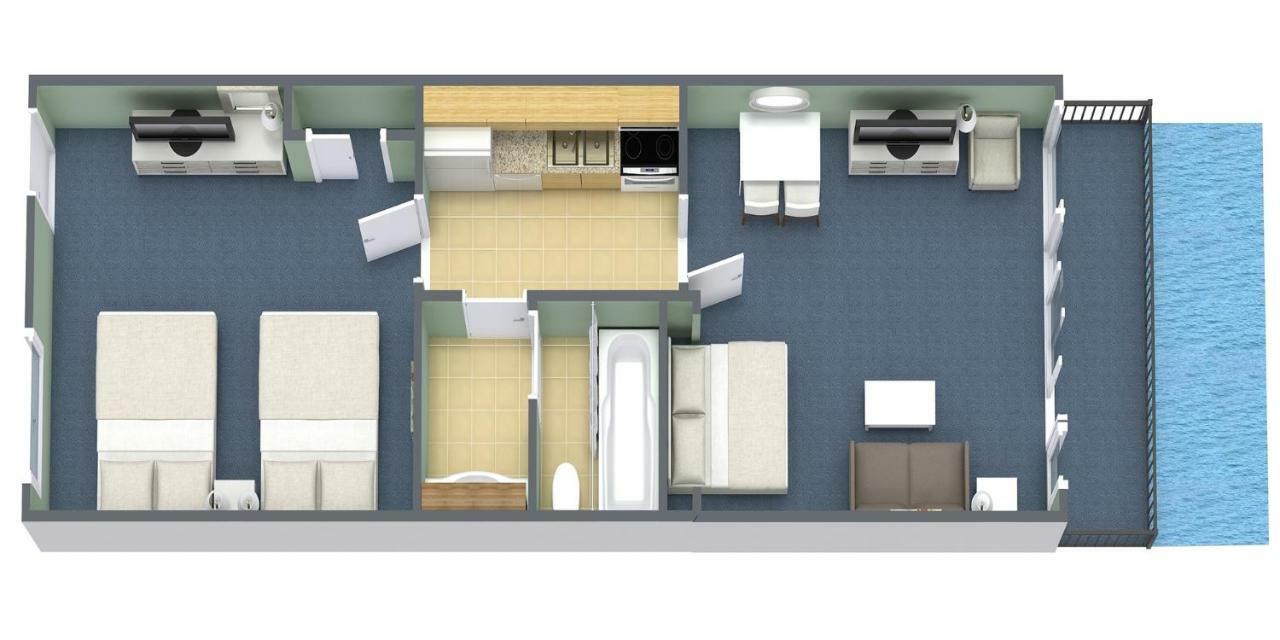 Oceanfront Two Queen Suite Restricted View
