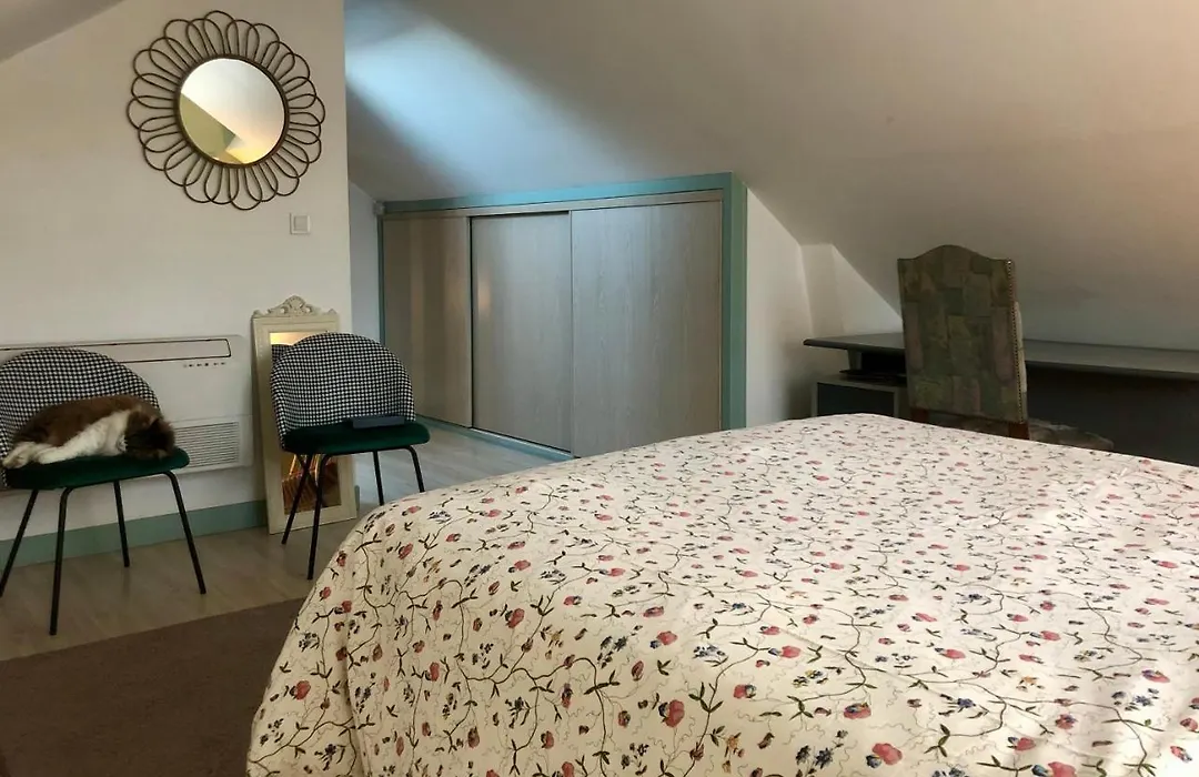 Chambre double avec salle de bain privative-1