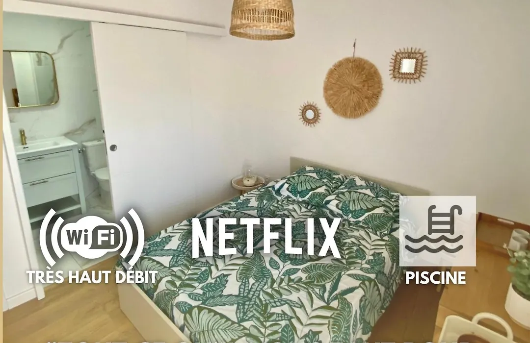 Chambre Privée Accès Piscine-1