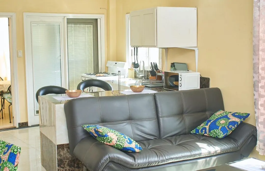 Residence Sotour, Liberte 6 Extension Vdn - Newly Renovated Luxury 1 , 2, 3 And 4- Bedroom Apartment-Condos, Living Room, Kitchen And Balcony-1