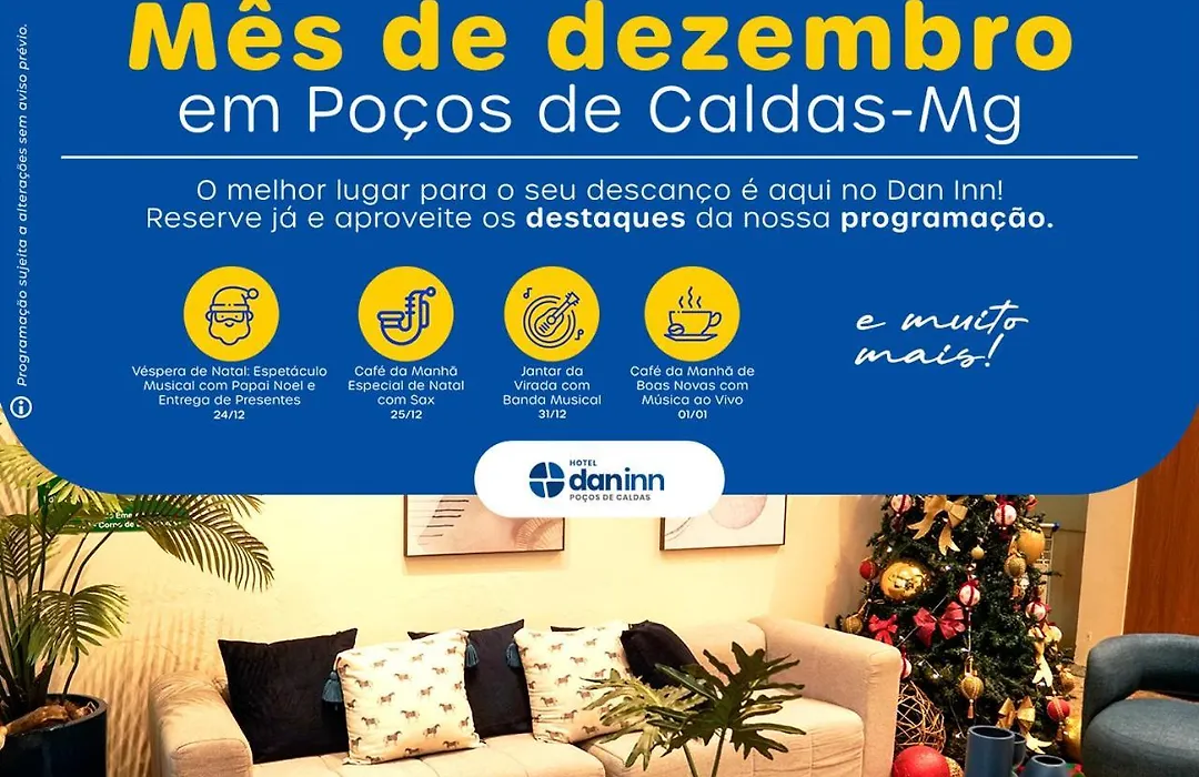 Hotel Dan Inn Poços de Caldas - A melhor localização do Centro by Nacional Inn-1