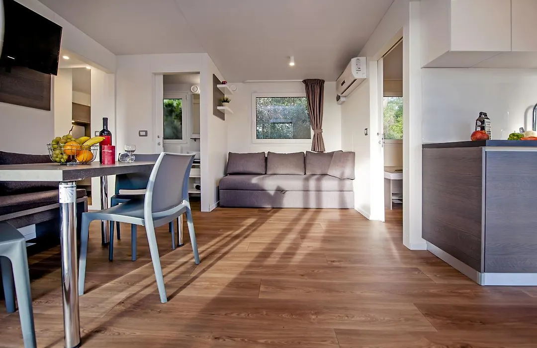 Eurocamp Mobile Homes At Campsite Porton Nature Hideouts-1