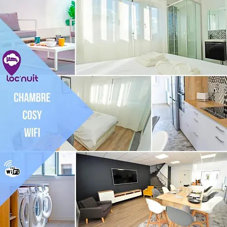 Loc'Nuit - Chambres Tout Confort - Hyper Centre AGEN-3