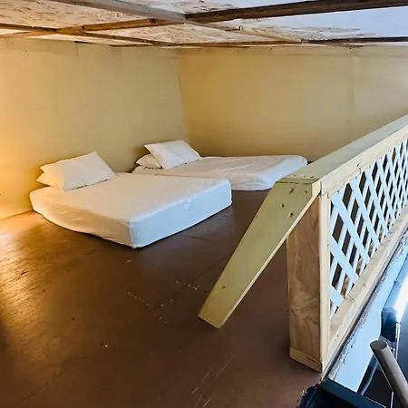 Acorn Hideaways Canton Gold Panner Bunkhouse King Bed-3