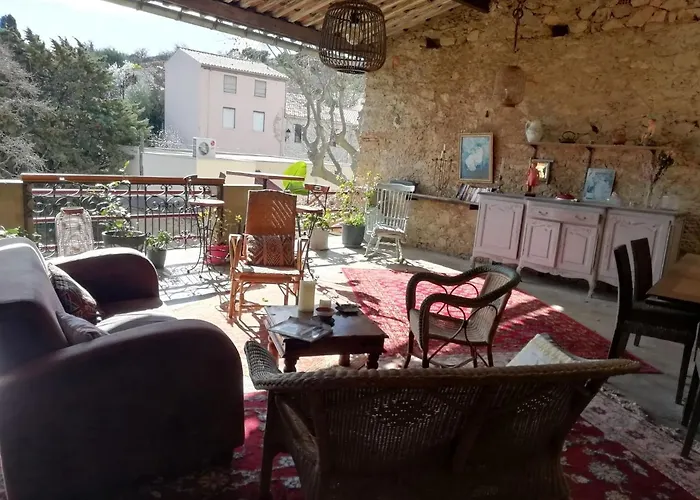 Bed and Breakfast La Terrasse Vigneronne à Fitou