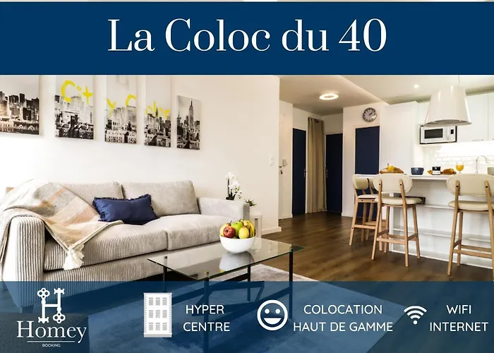 HOMEY LA COLOC DU 40 - Colocation haut de gamme de 4 chambres uniques et privées - Proche transports en commun - Aux portes de Genève Annemasse