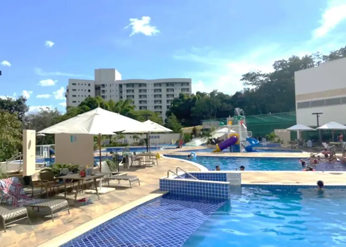 Park Veredas - Flat Excepcional, Com Mobilia De Alto Padrao