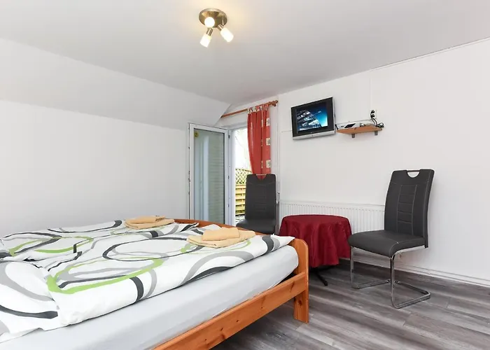 Pension Pradler Zimmer Erdgeschoß Carolinensiel