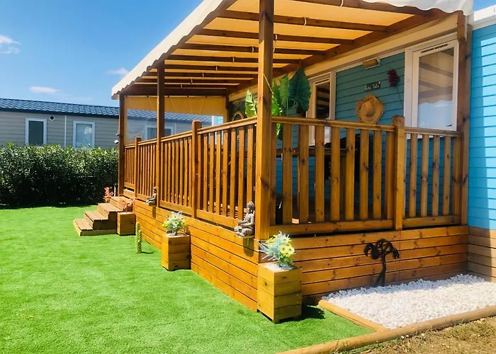 Mobil home dans camping 4* accès direct plage Canet-en-Roussillon