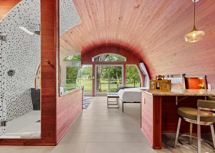 Unique Tempranillo Wine Barrel Cabin