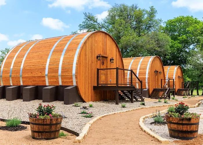 Unique Tempranillo Wine Barrel Cabin