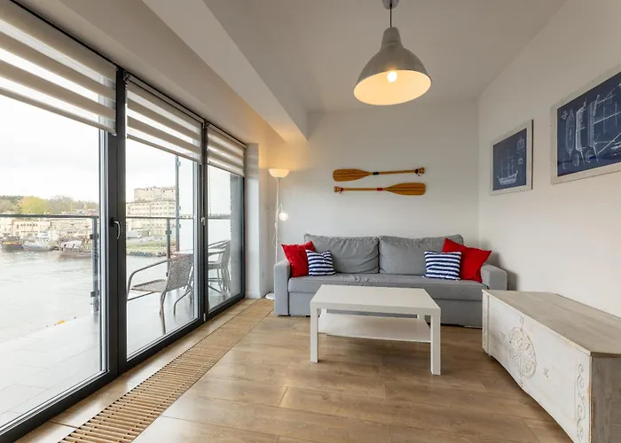 Apartamenty Baltyckie - Bulwar Portowy - Widok Na Port, Centrum, Najlepsza Lokalizacja W Ustce Stolpmünde