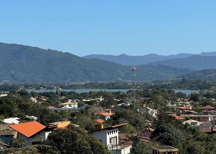 Pousada Bangalôs do Rosa com VISTA PANORÂMICA - Bangalôs com HIDROMASSAGEM, LAREIRA e PISCINA Praia do Rosa