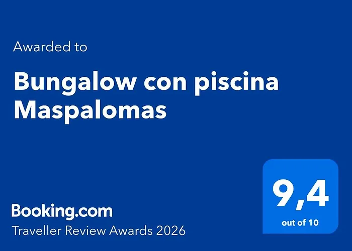Bungalow Con Piscina Maspalomas
