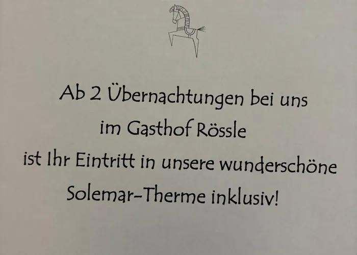 Gasthof Roessle Bad Dürrheim