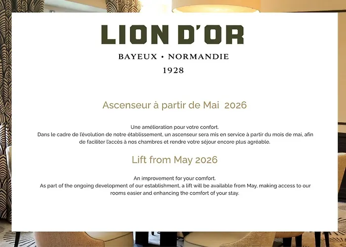 Hotel Le Lion D'Or et Restaurant La Table Du Lion Bayeux