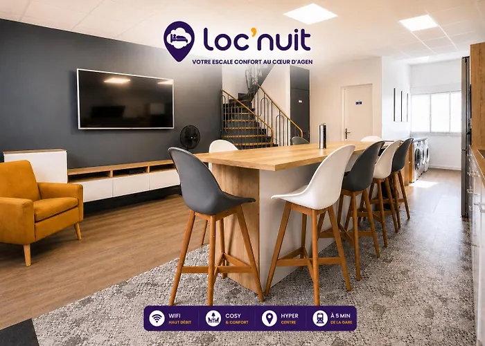Loc'Nuit - Chambres Tout Confort - Hyper Centre AGEN