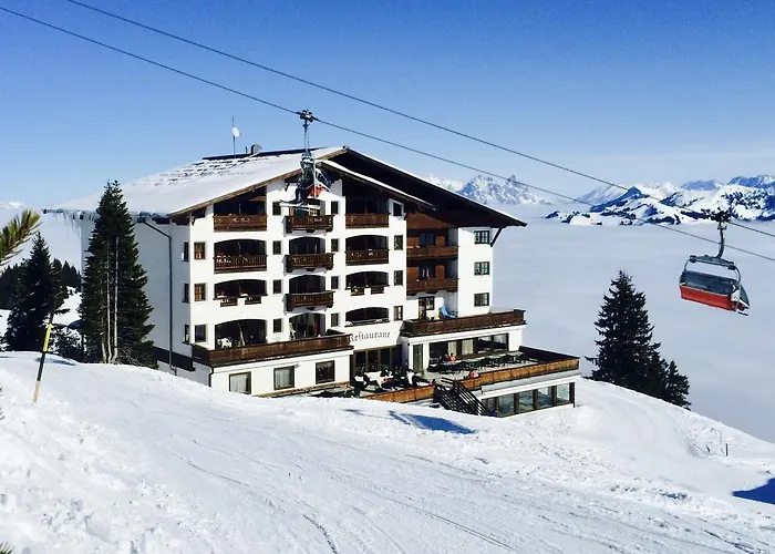 Ehrenbachhöhe on Top of the Mountain Kitzbühel